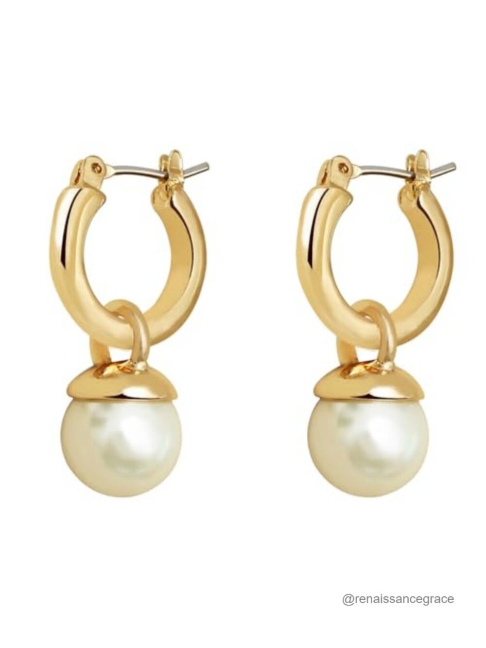 14k Gold Plated Chunky Hoop Earrings Hypoallergenic Statement Huggie Earrings